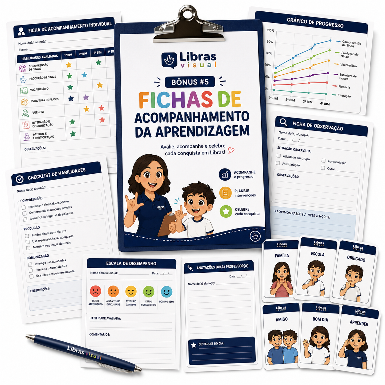 Bônus #5: FICHAS DE ACOMPANHAMENTO DA APRENDIZAGEM